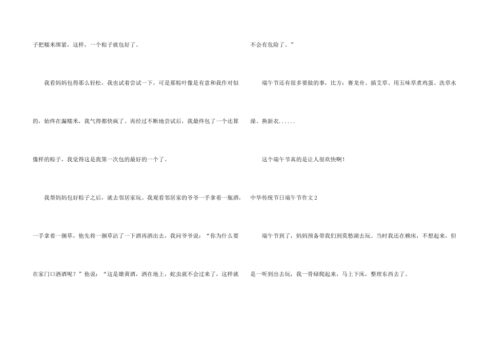 中华传统节日端午节15篇_第2页