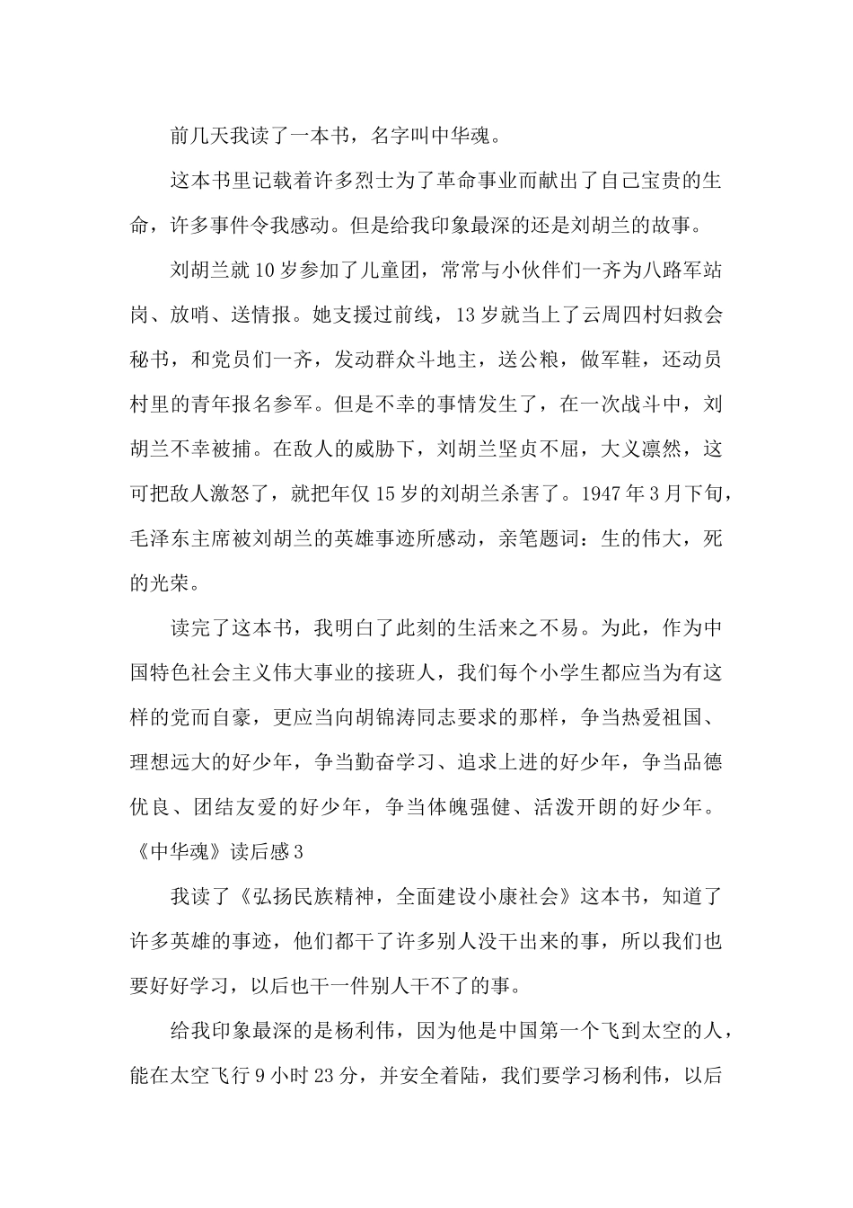 中华魂读后感范文精选5篇_第2页