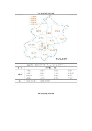 中国分省行政区划及区划地图