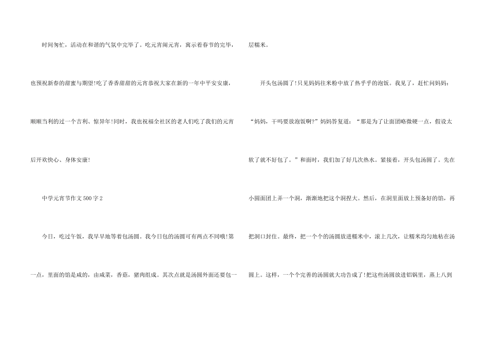 中学元宵节500字_第3页