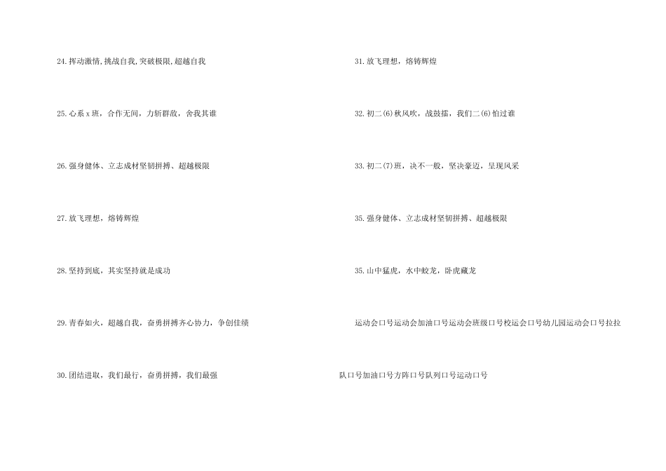 中小学运动会口号_第3页