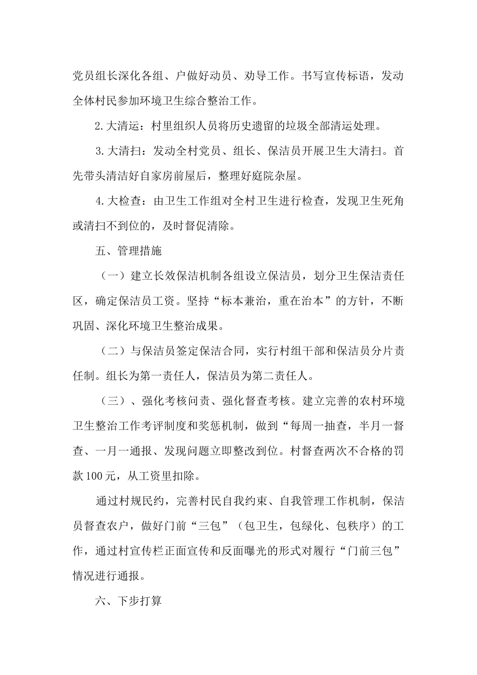 中心村环境整治工作总结_第2页