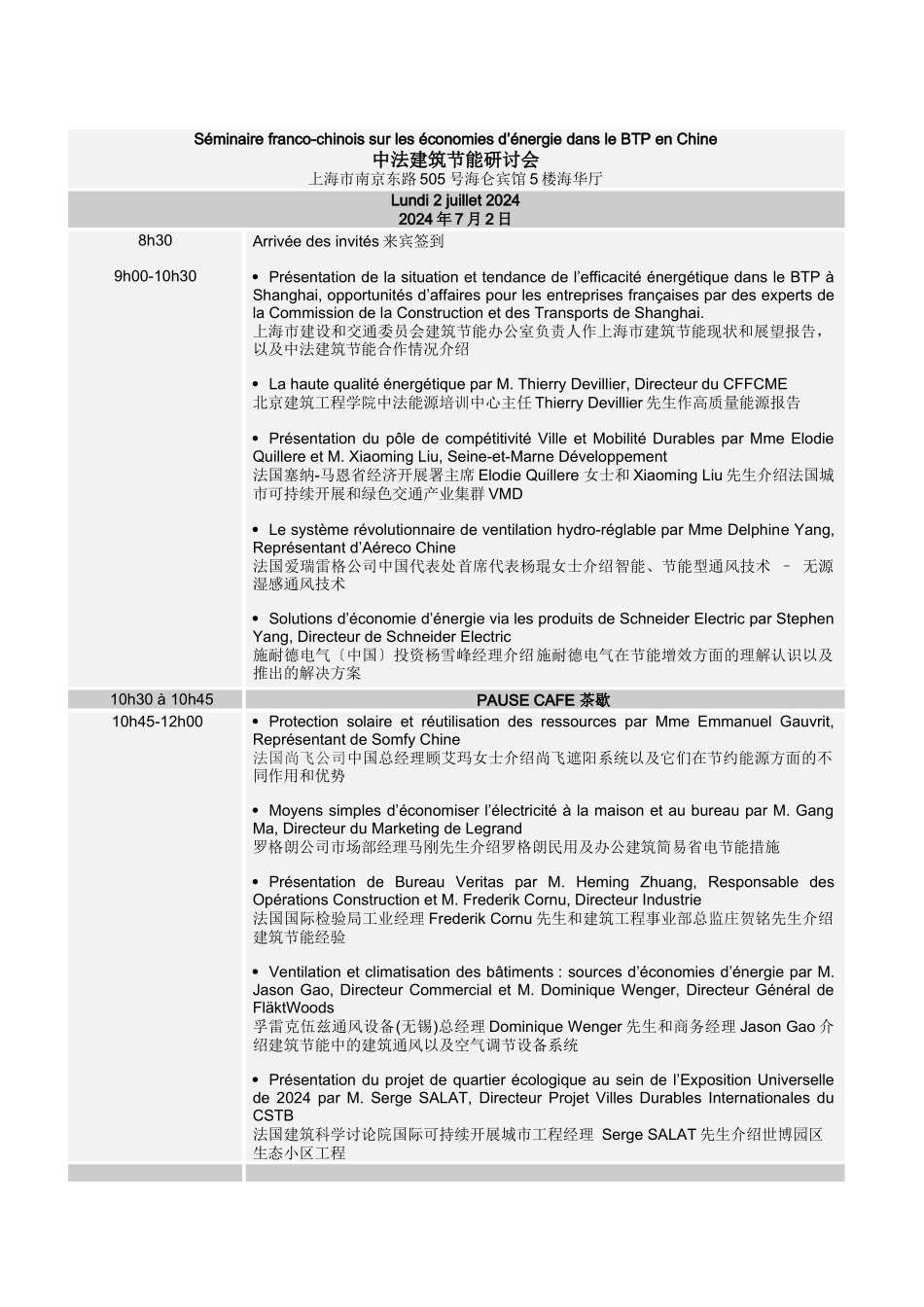 中法建筑节能技术研讨会_第2页