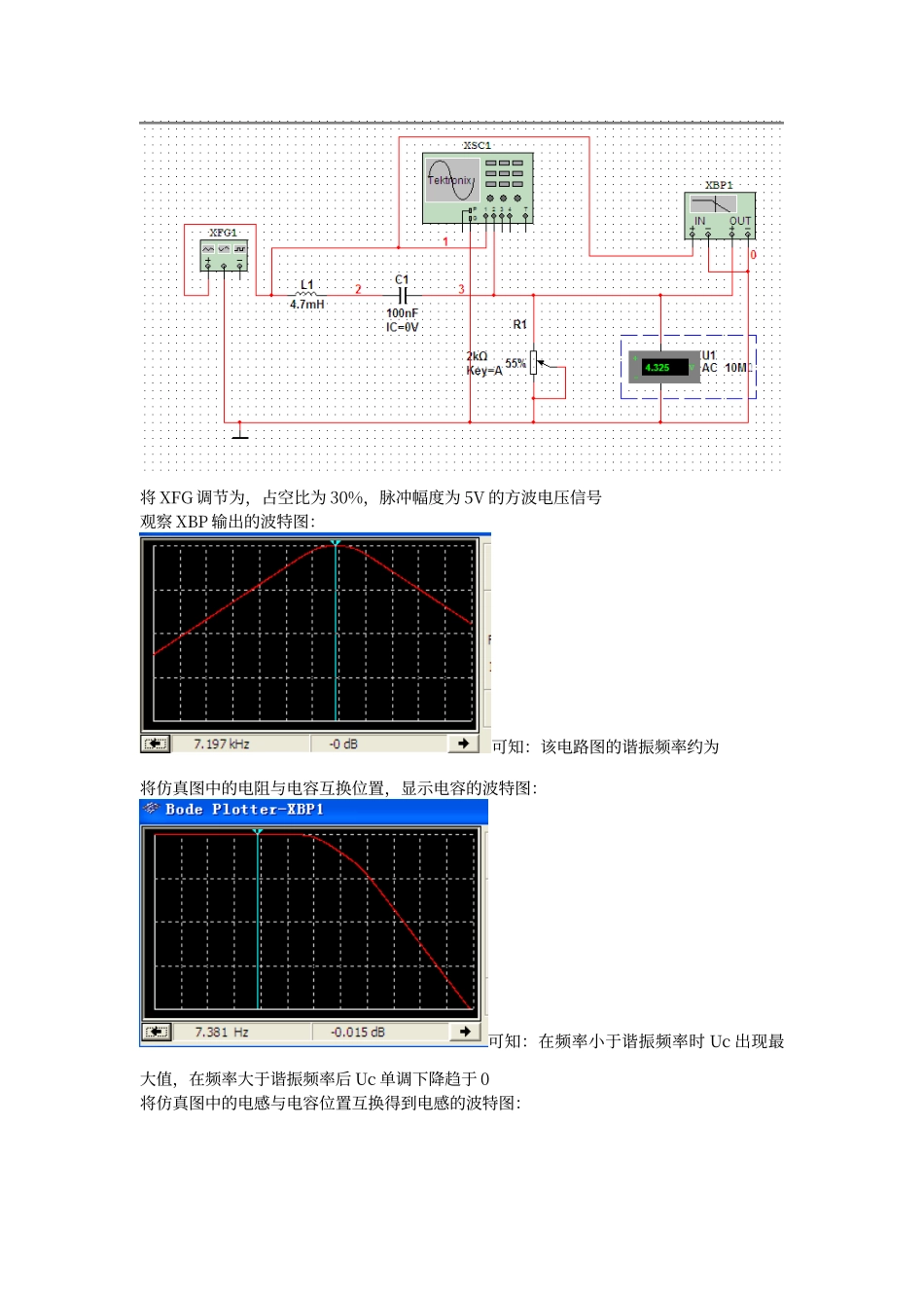 串联谐振实验报告_第3页