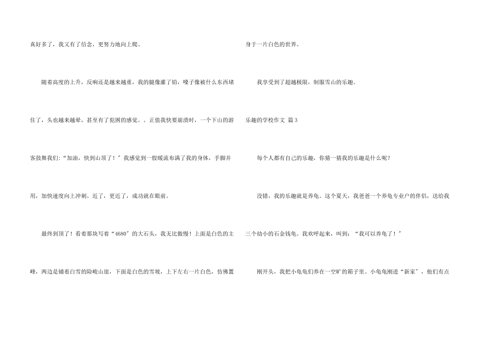 乐趣的小学三篇_第3页