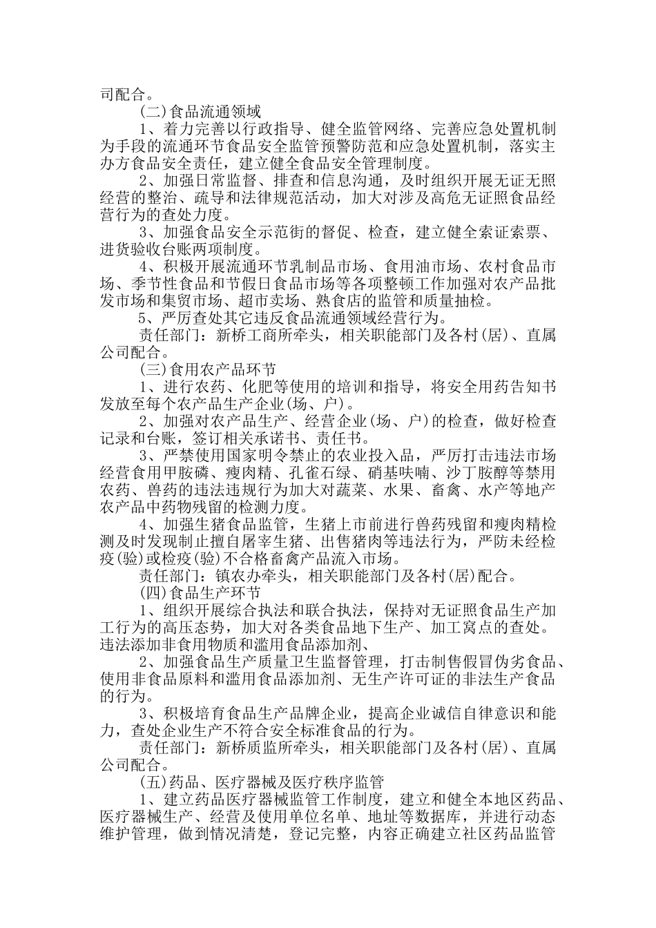 乡镇2024年食品药品安全监管工作总结5篇范文_第3页