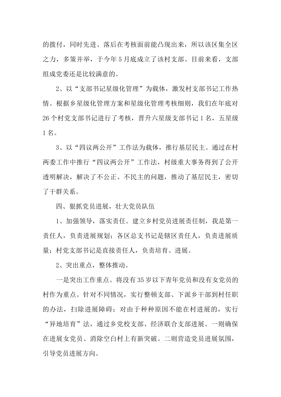 乡镇书记述职报告_第3页
