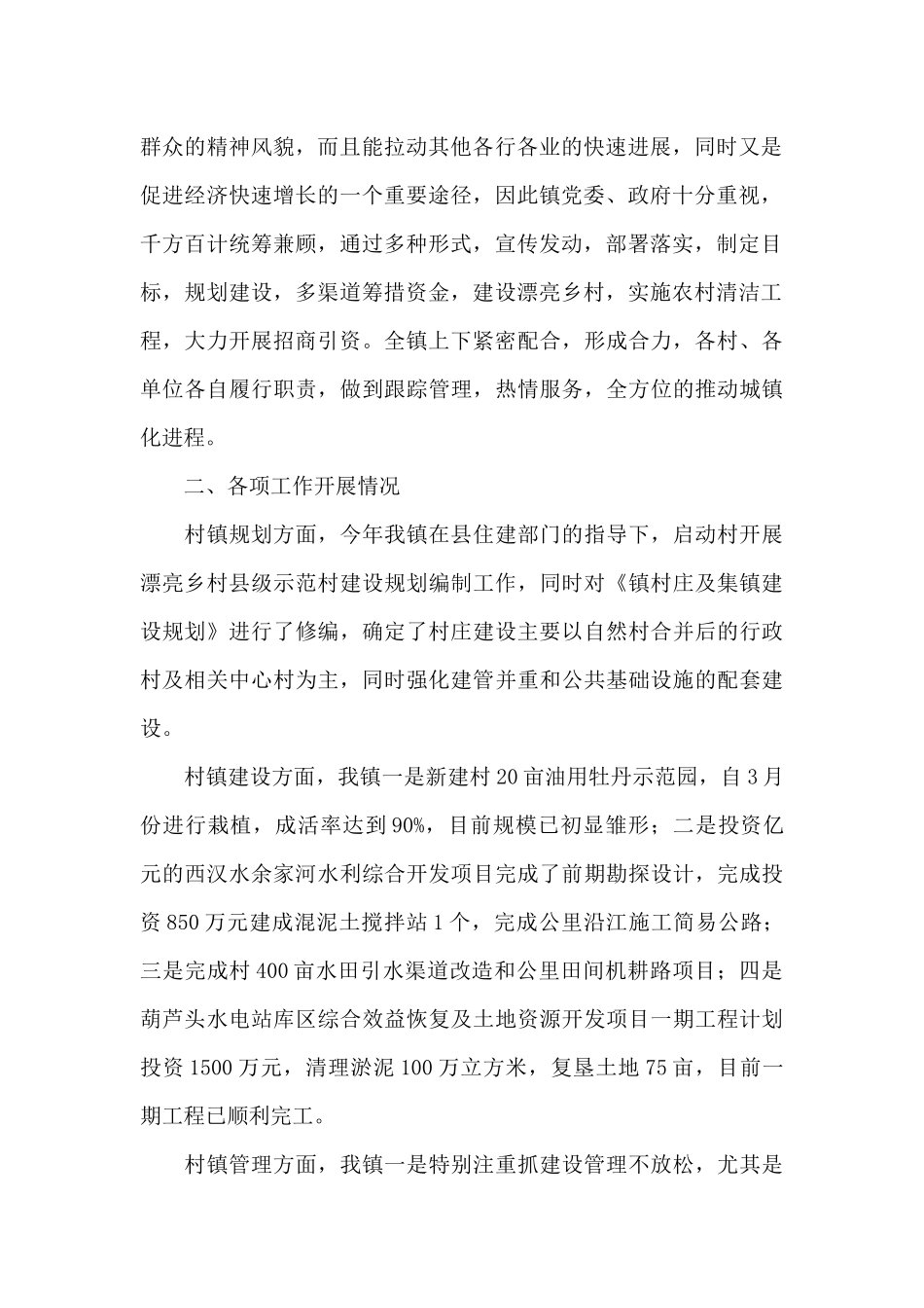 乡镇年度个人工作总结模板锦集八篇_第2页