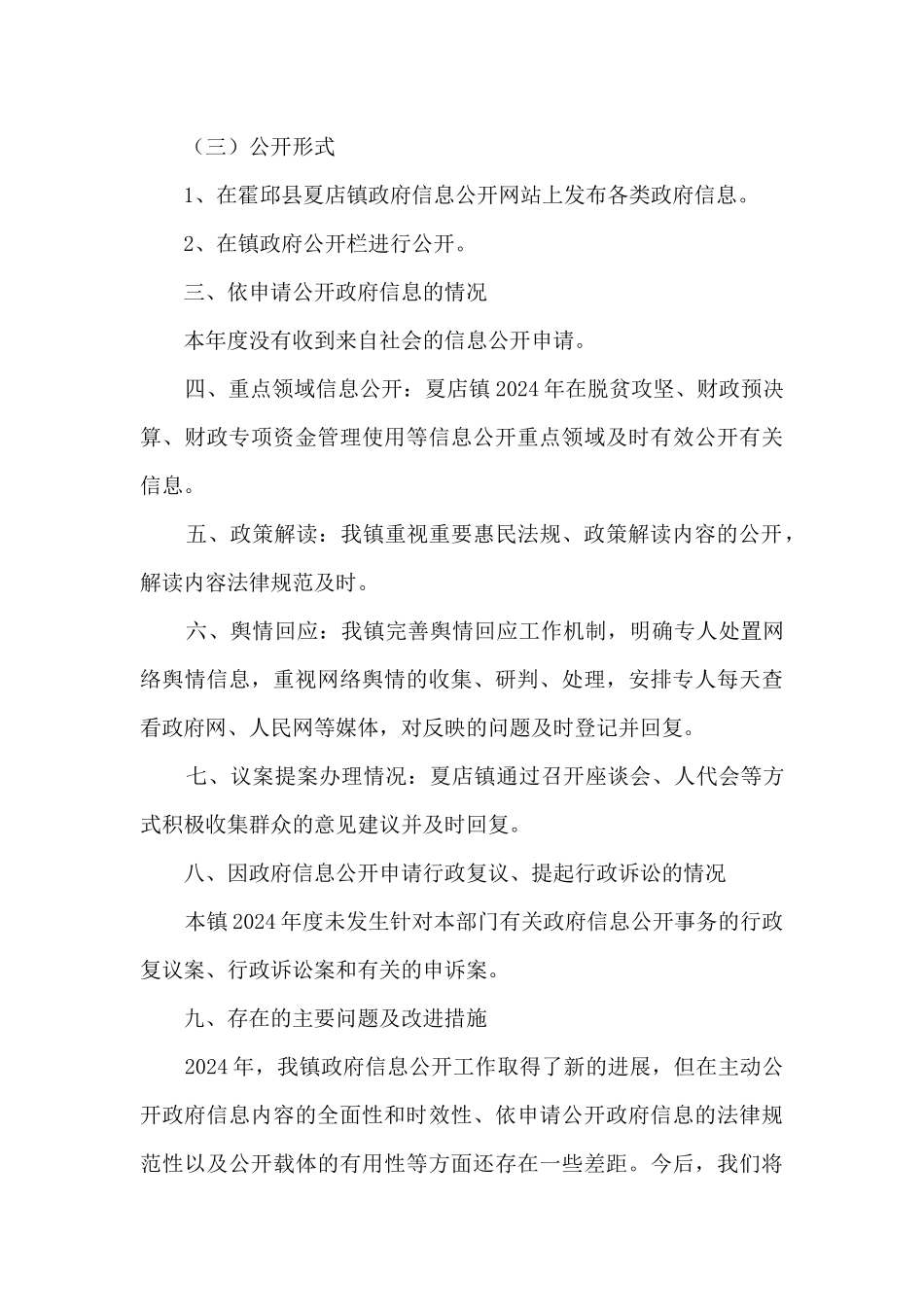 乡镇政务公开2024年度工作总结_第3页