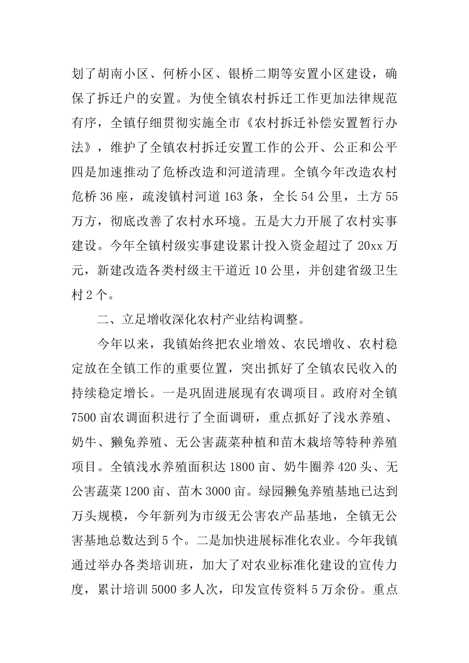 乡镇政府工作总结_第2页