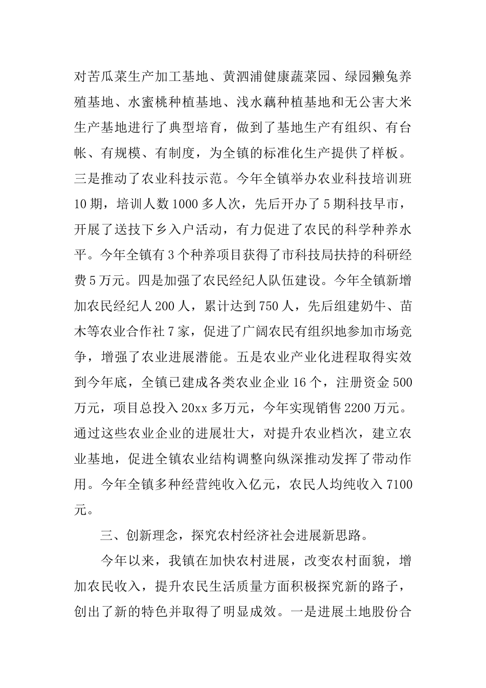 乡镇政府工作总结_第3页