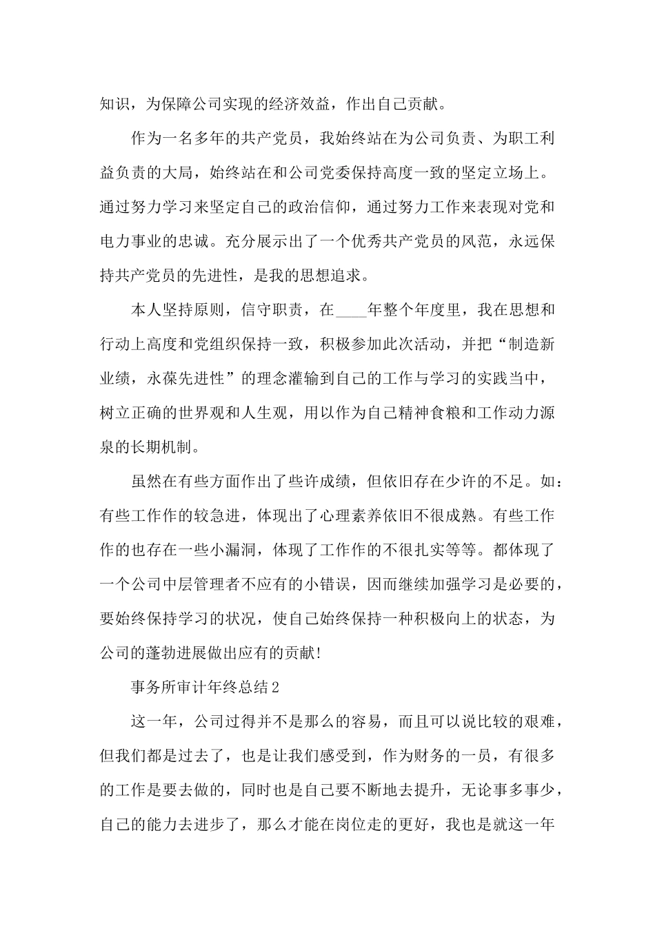 事务所审计年终总结_第3页