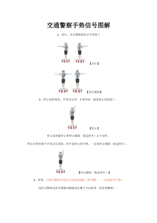 交通标志及汽车仪表图解