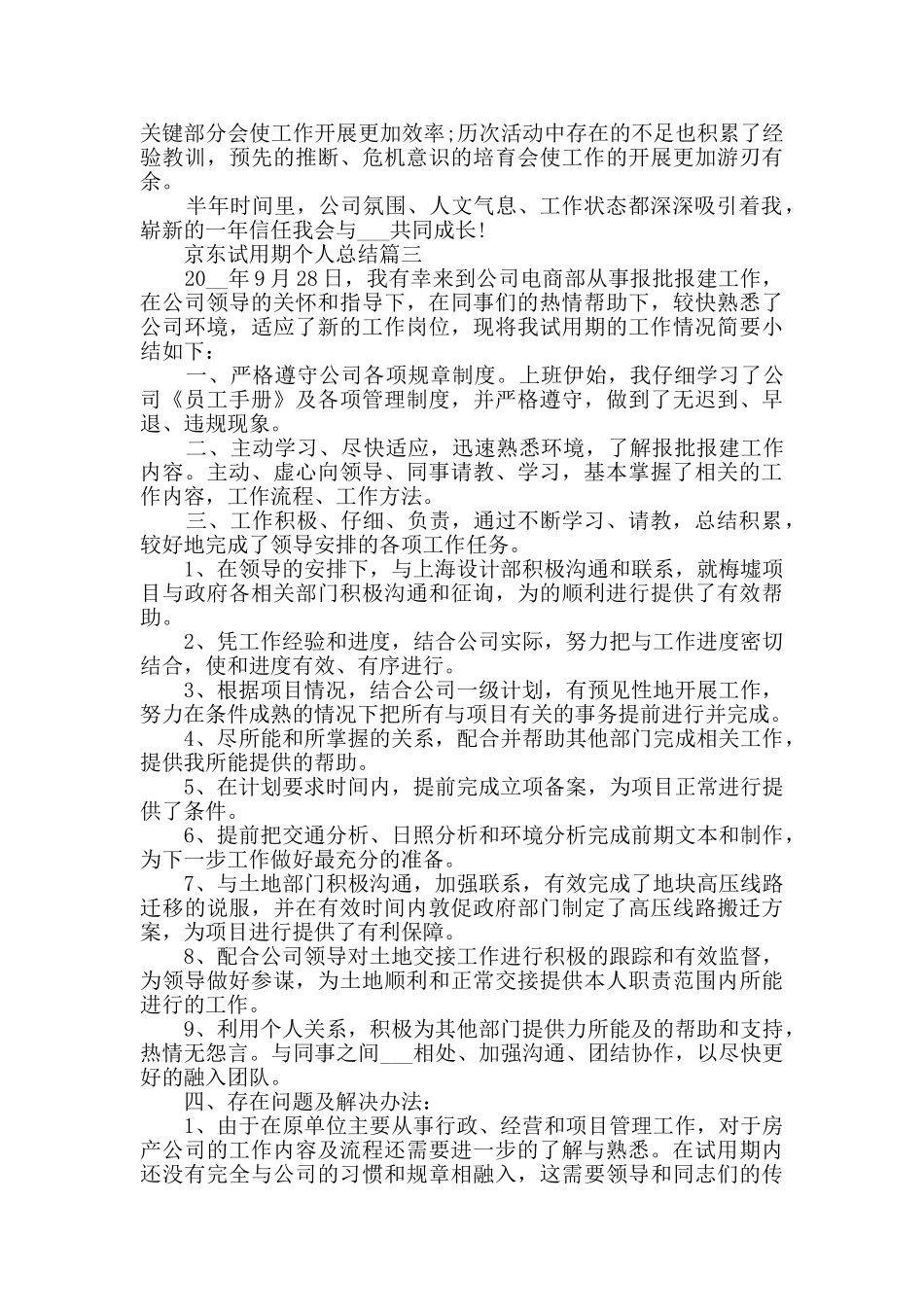 京东试用期个人总结优秀范文_第3页
