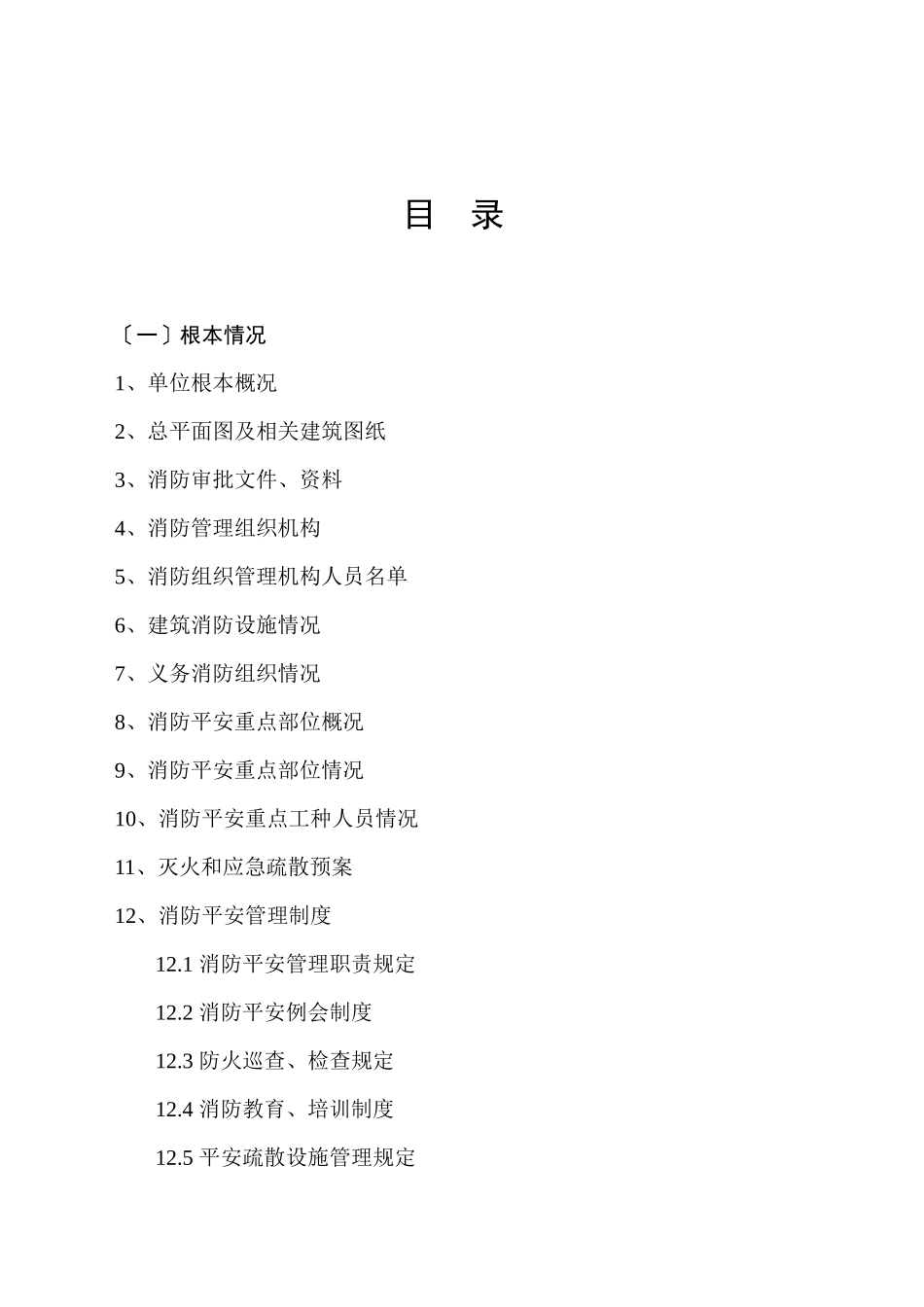 人员密集场所及社会单位火灾隐患整治工作档案_第2页