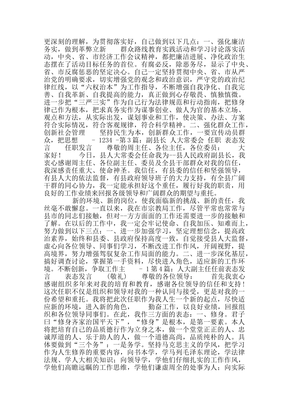 人大发言副市长表态发言_第2页