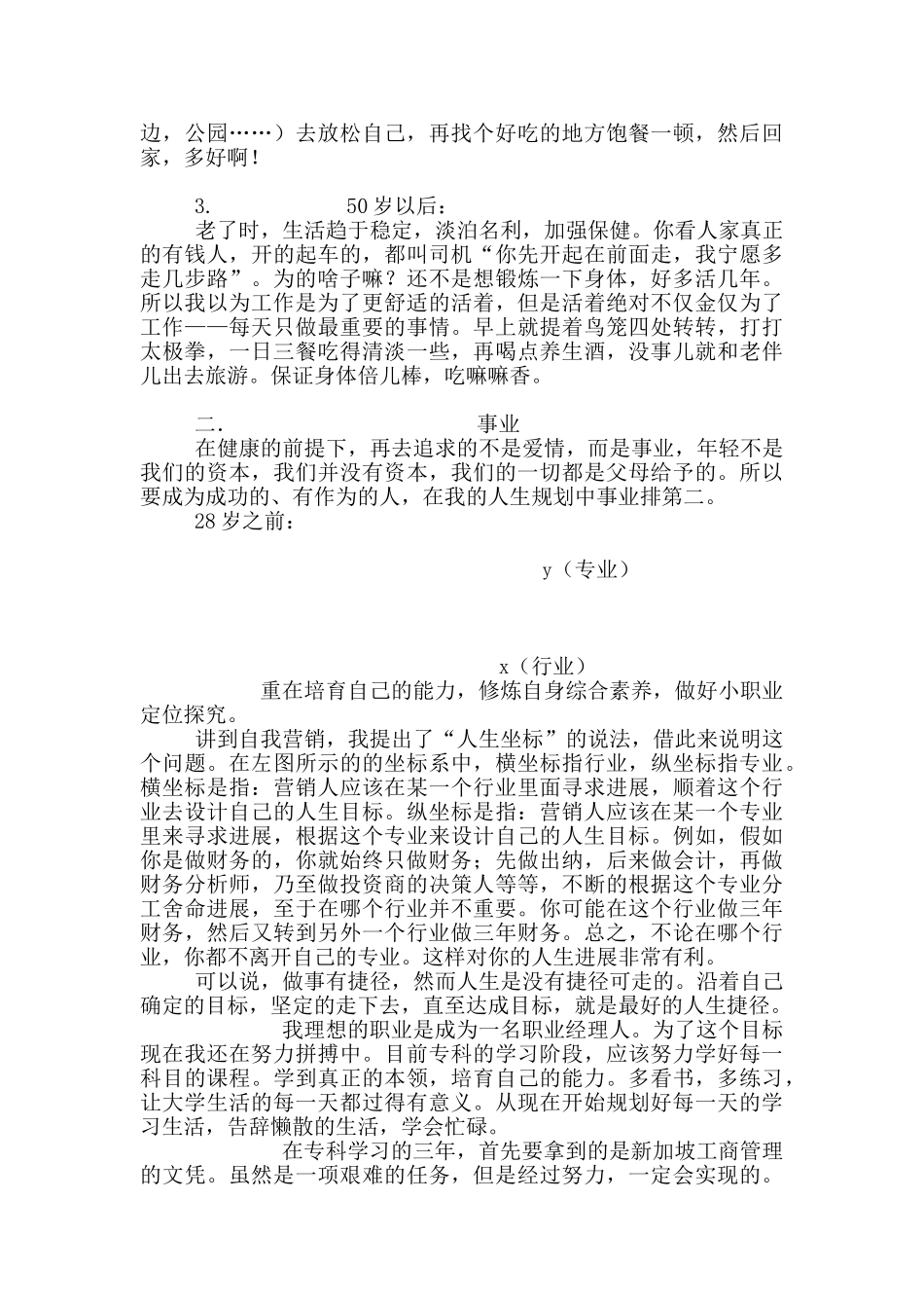 人生规划分为四个方面_第2页