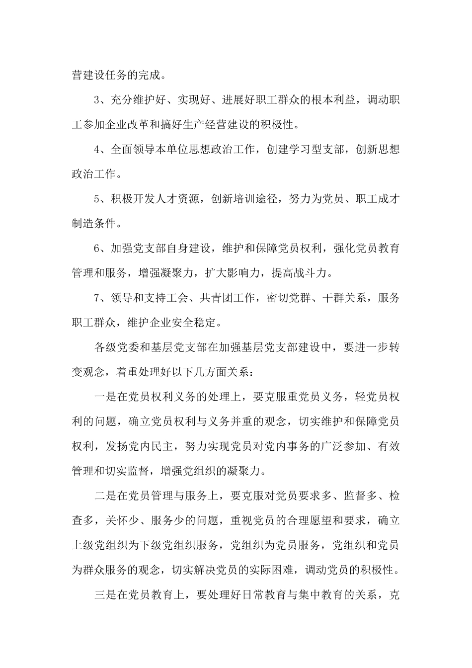 企业党支部工作计划模板二篇_第3页