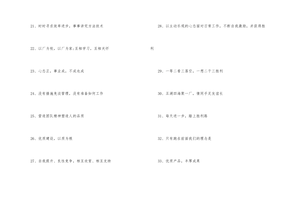 企业团队奋斗精神文化口号_第3页