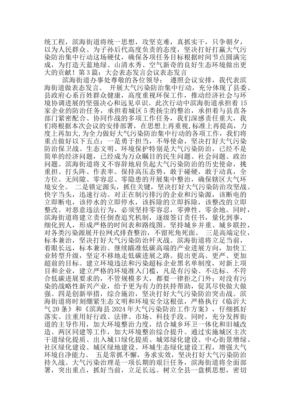 企业安全大会表态发言_第3页