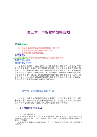 企业战略规划纲要