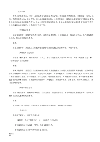 精神病随访文档