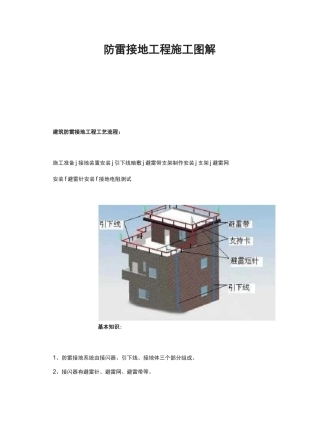 防雷接地工程施工图解