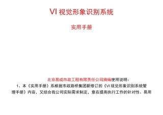 VI视觉形象识别系统实用手册
