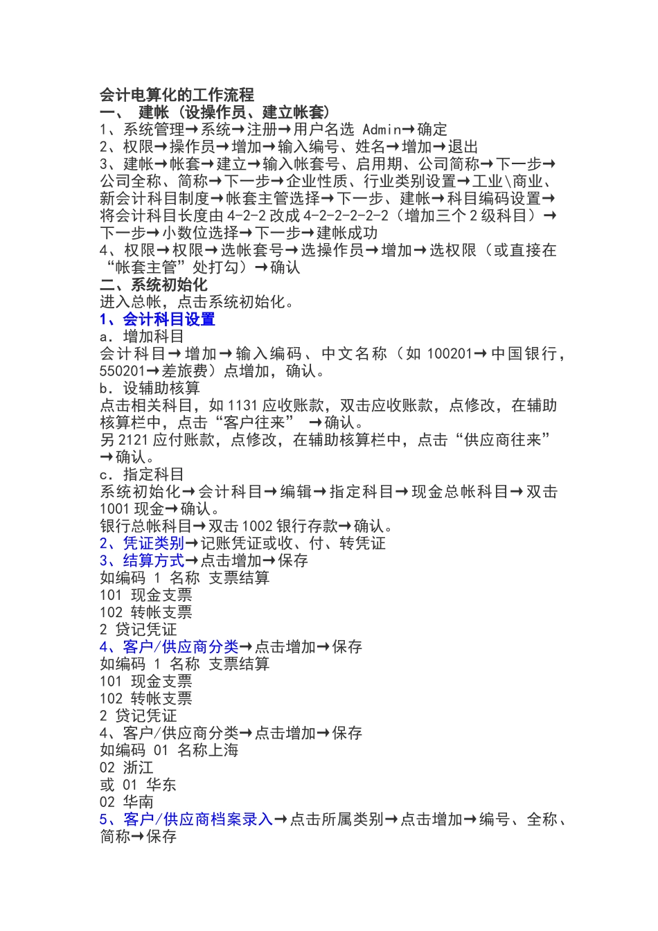 会计电算化的基本操作流程_第1页