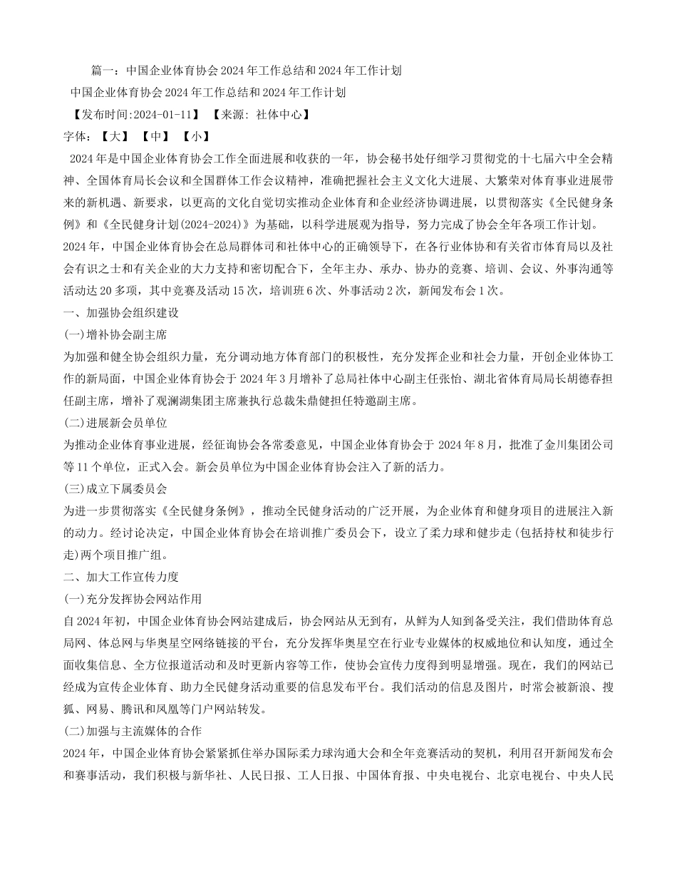 体育公司工作总结_第1页