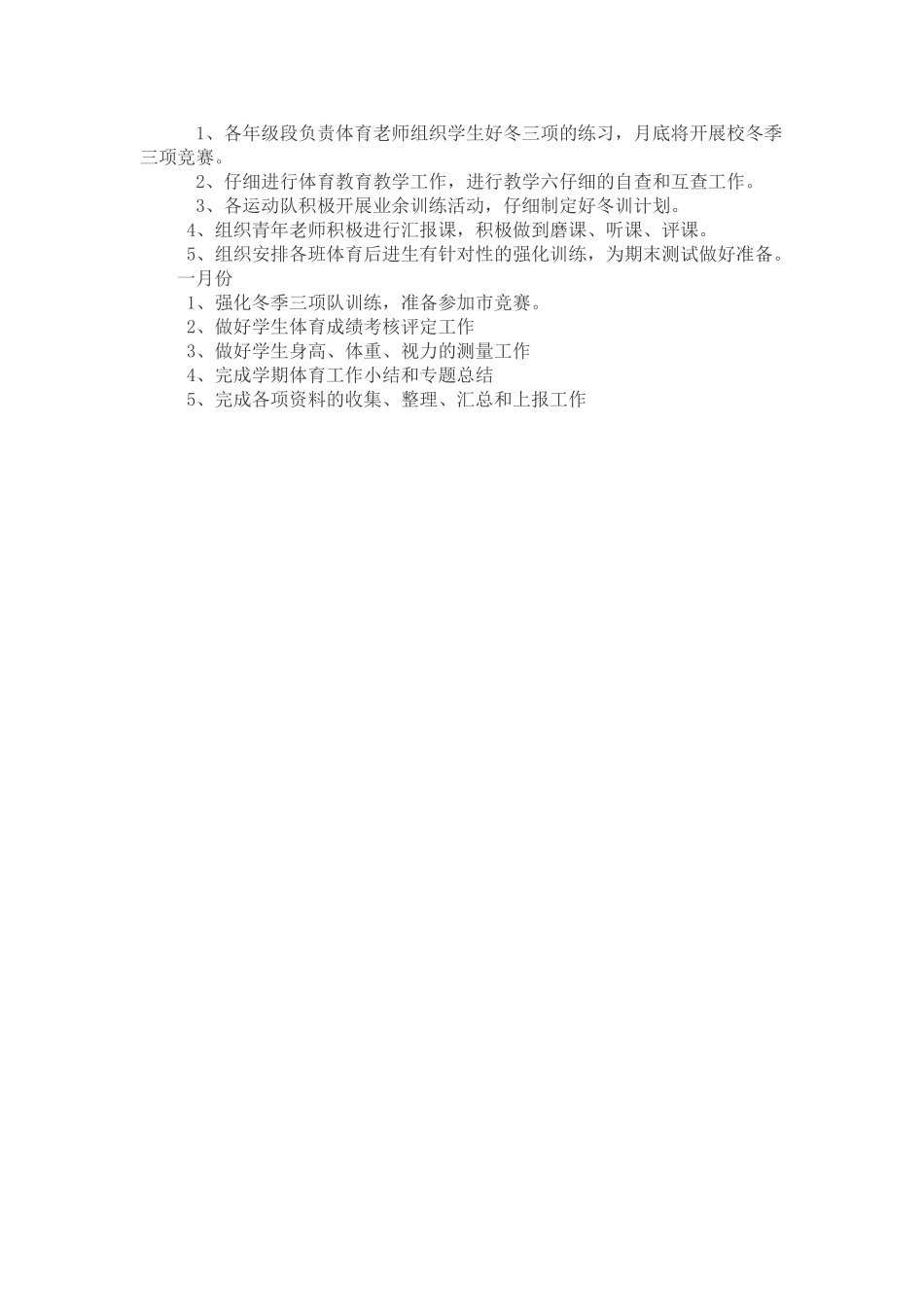 体育组工作计划_第3页
