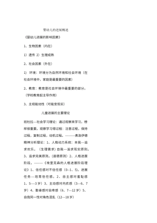 保教知识与能力