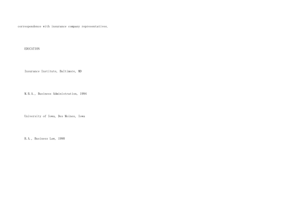 保险人员个人英文简历_第3页
