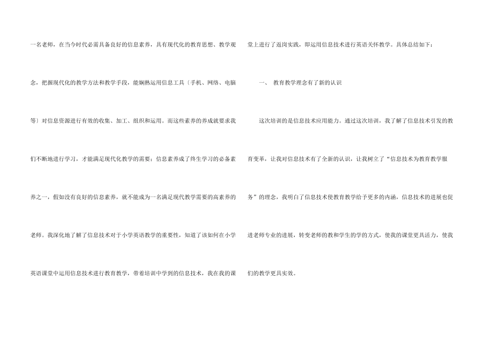 信息培训返岗实践总结_第3页