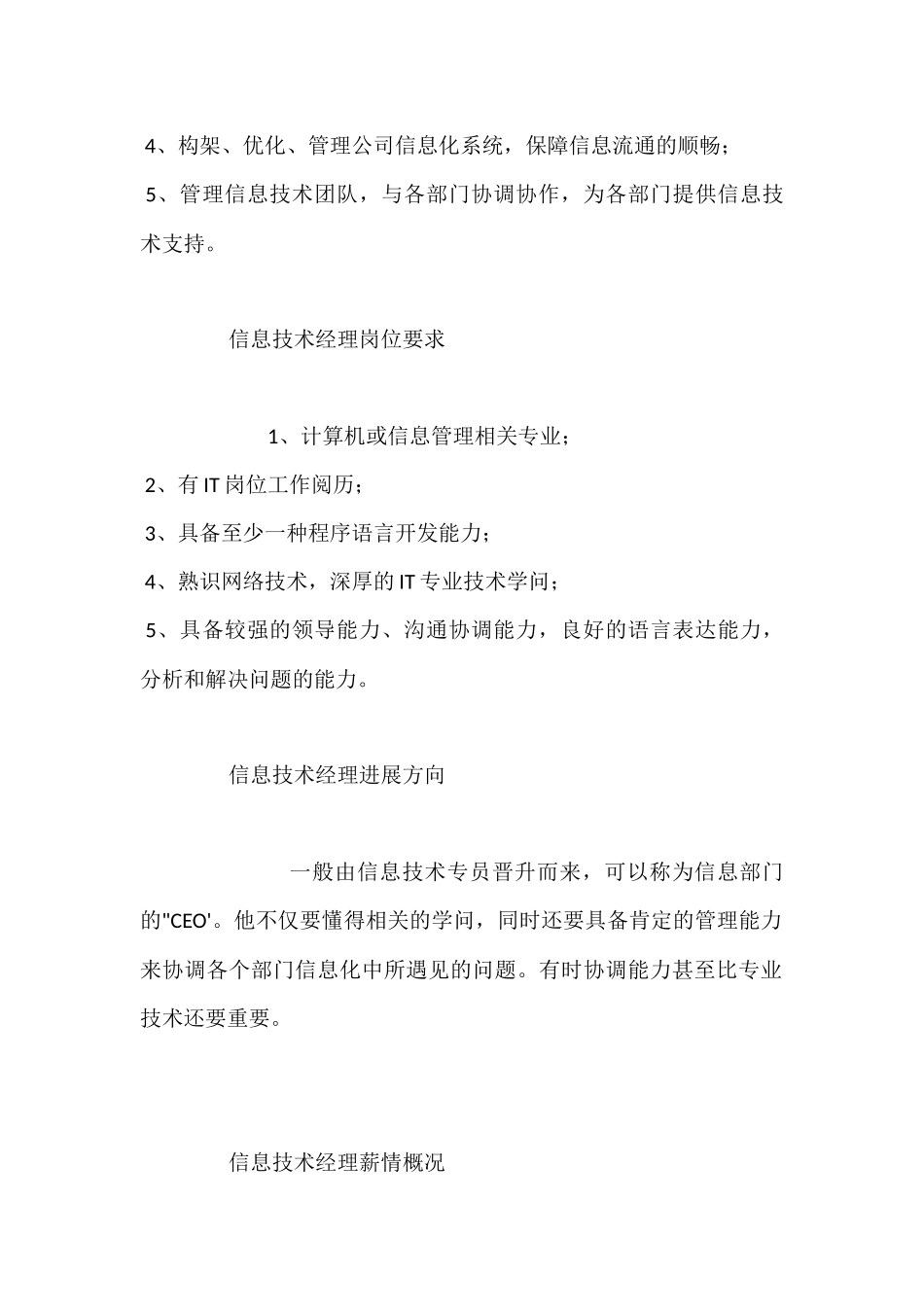 信息技术经理_第2页
