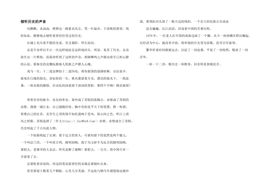 倾听历史的声音_第1页