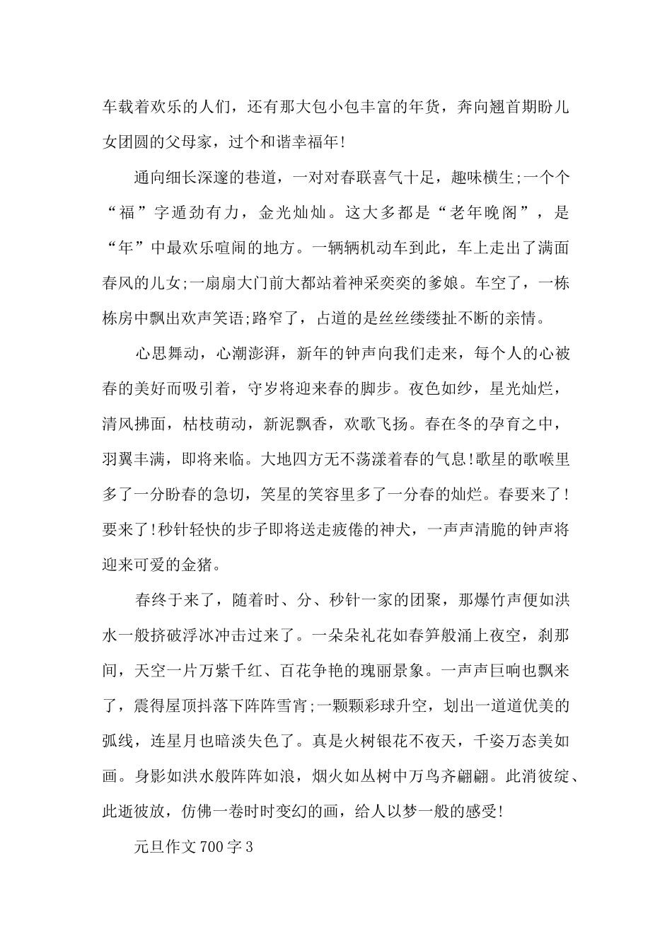 元旦作文700字5篇_第3页