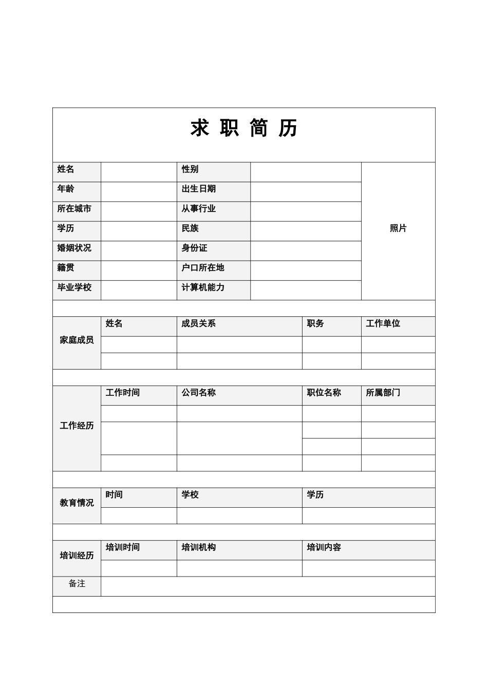 免费个人简历模板全集_第2页