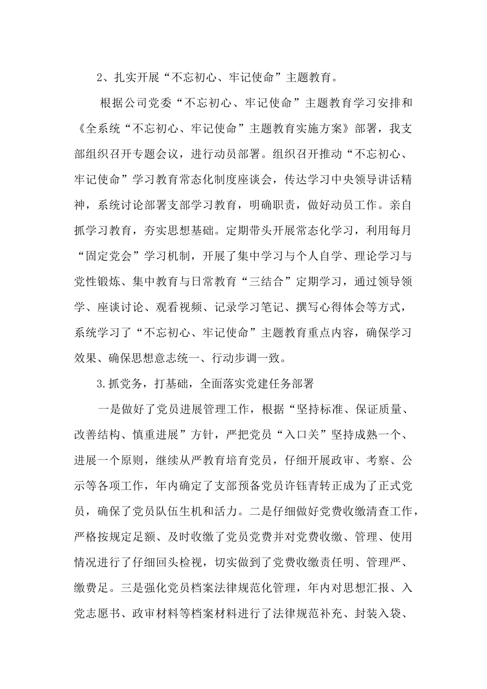 党支部书记工作总结述职_第2页