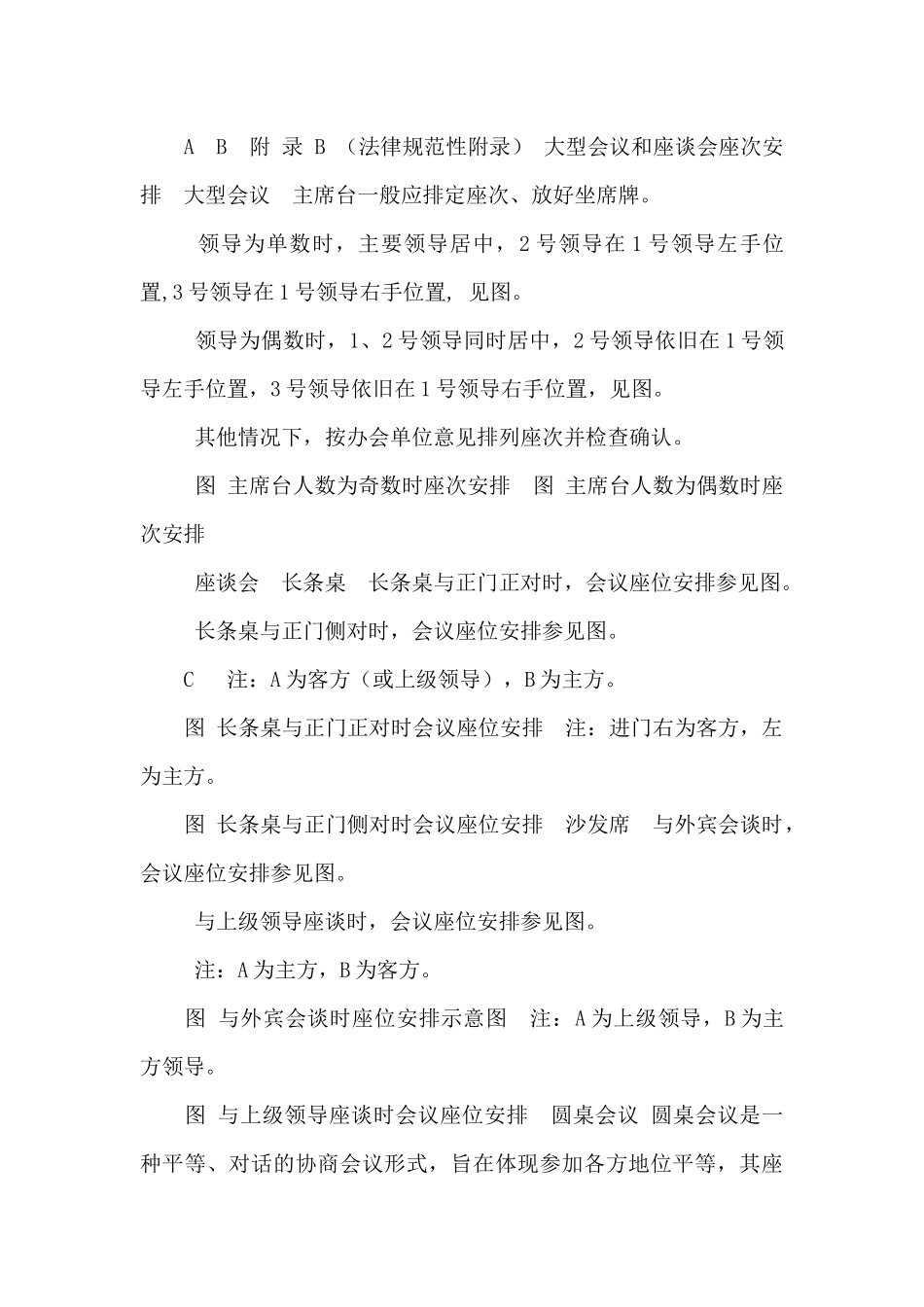 党政机关会场布置相关要求、大型会议和座谈会座次安排、设备调试、茶具准备、续茶规范_第3页