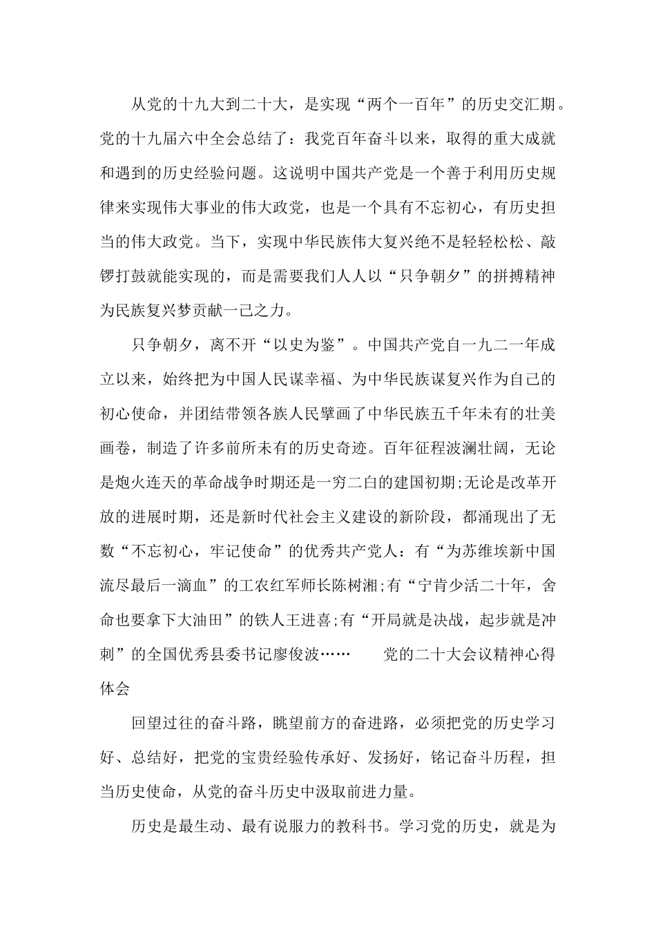 党的二十大会议精神心得体会_第2页