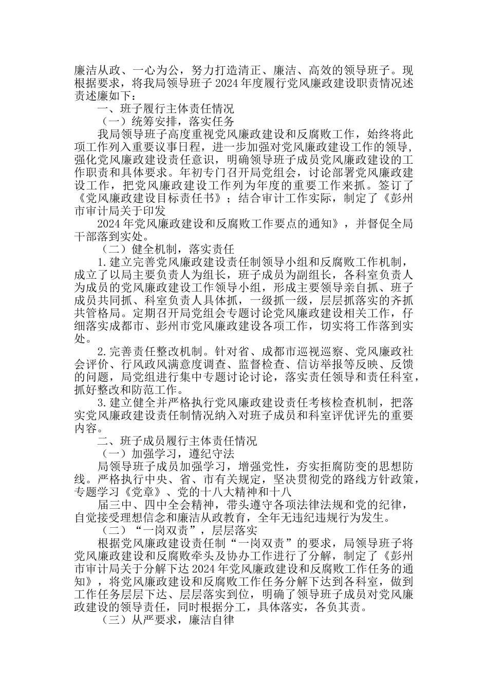 党组负责人年度述职报告_第3页