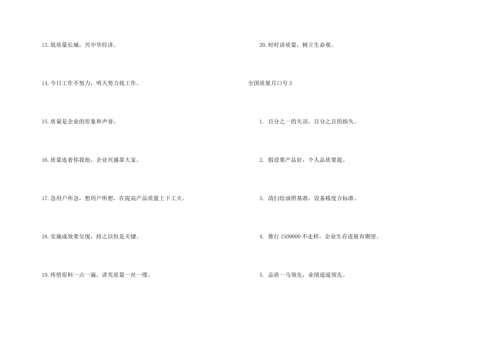 全国质量月口号_第3页