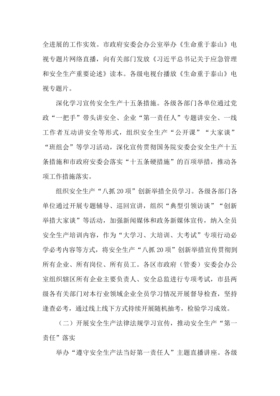 全市2024年“安全生产月”活动方案_第2页