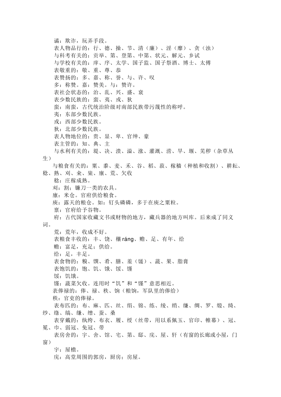 高中语文常考文言文高频词、同类词总结_第2页