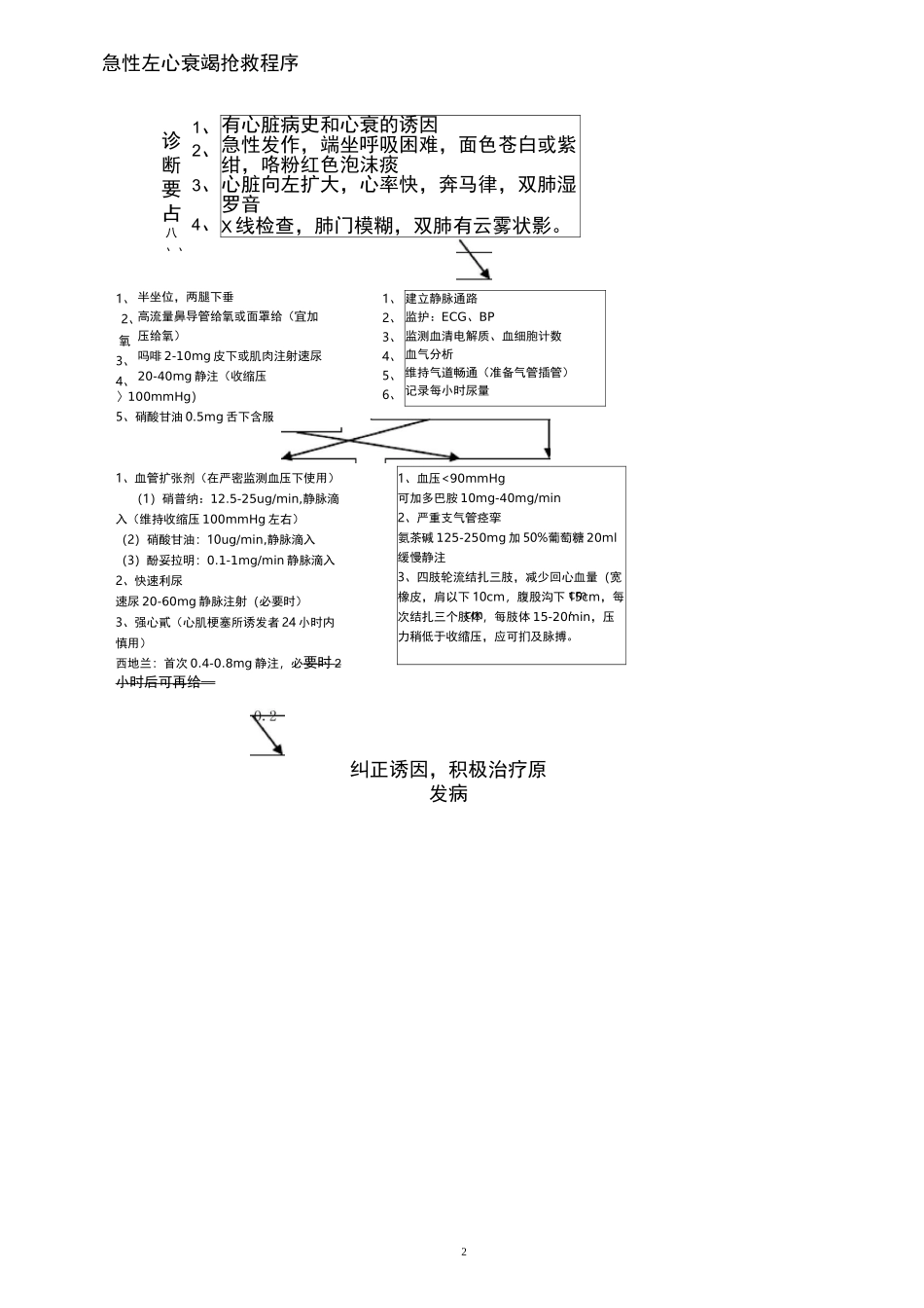 急性左心衰竭抢救程序_第2页