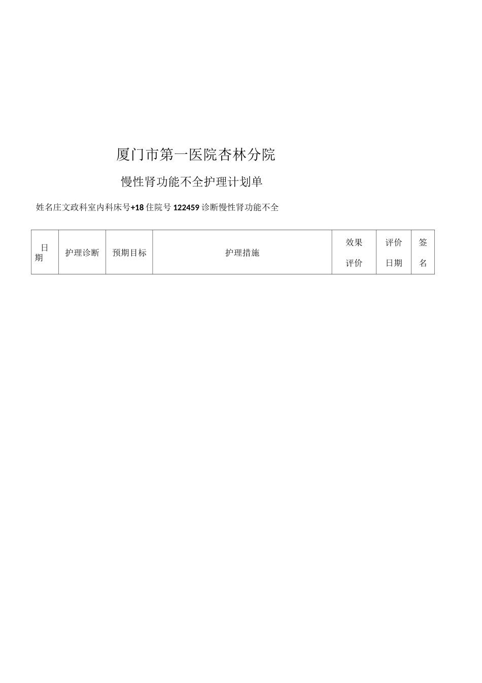 慢性肾功能不全护理个案_第2页