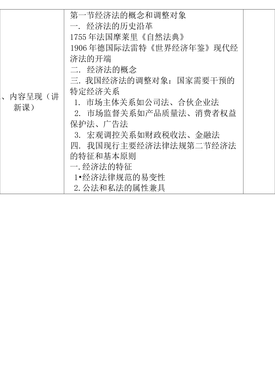 经济法课程教案_第2页