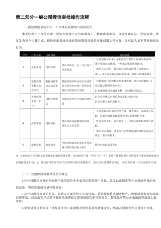 招商银行授信审批流程