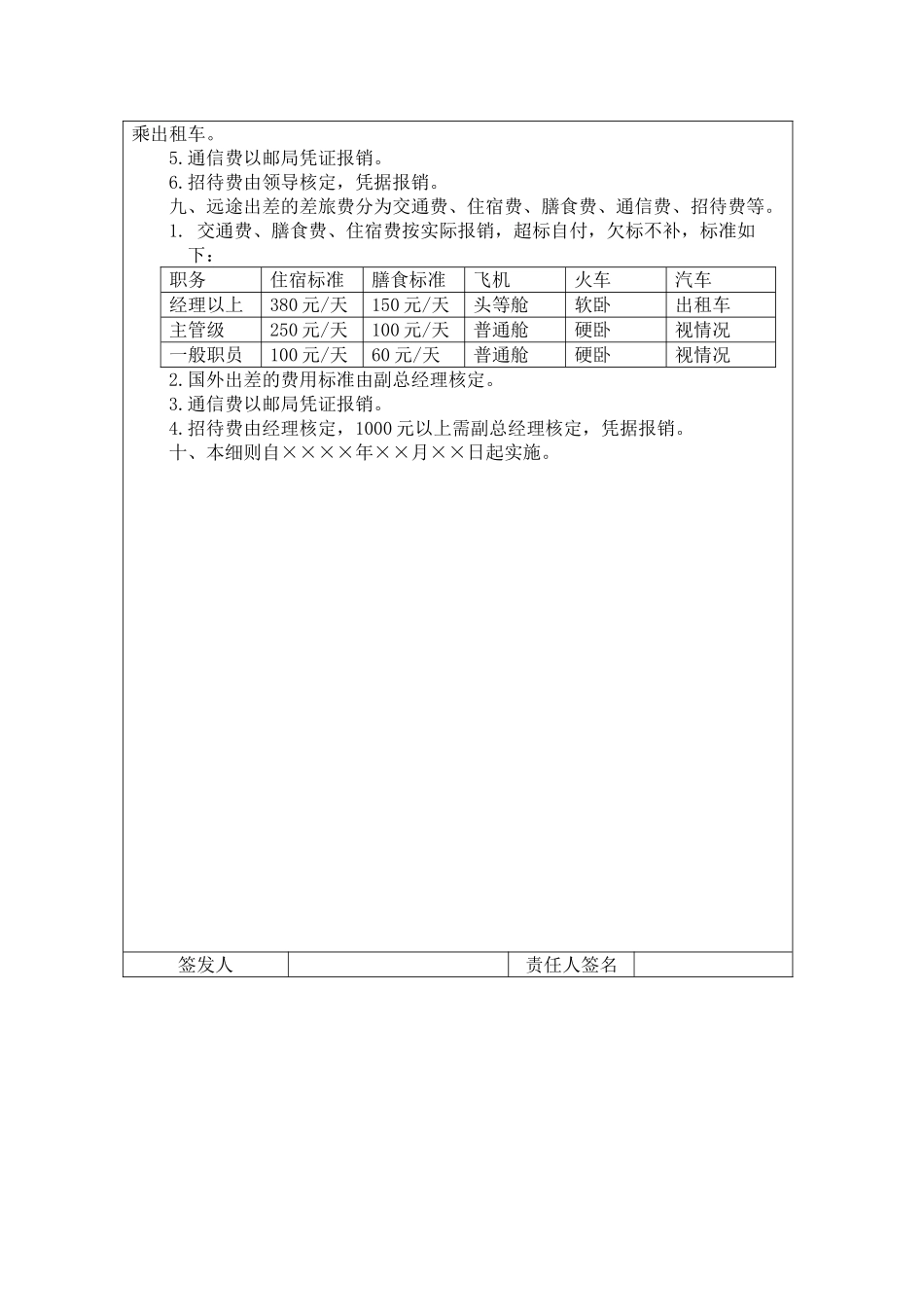 公司出差管理办法_第2页